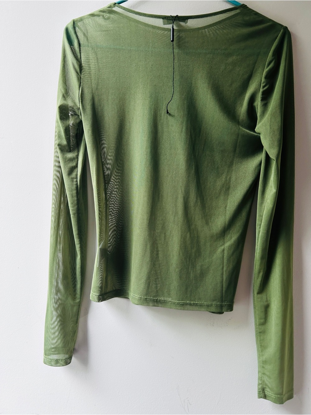 MIAOU Long Sleeve Tee top. Vine line. Mesh. - Picture 3 of 6